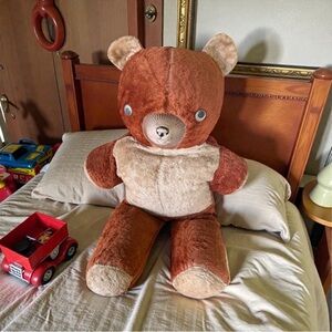 Vintage 1950's Antique Teddy Bear Carnival Fair Prize Stuffed Animal